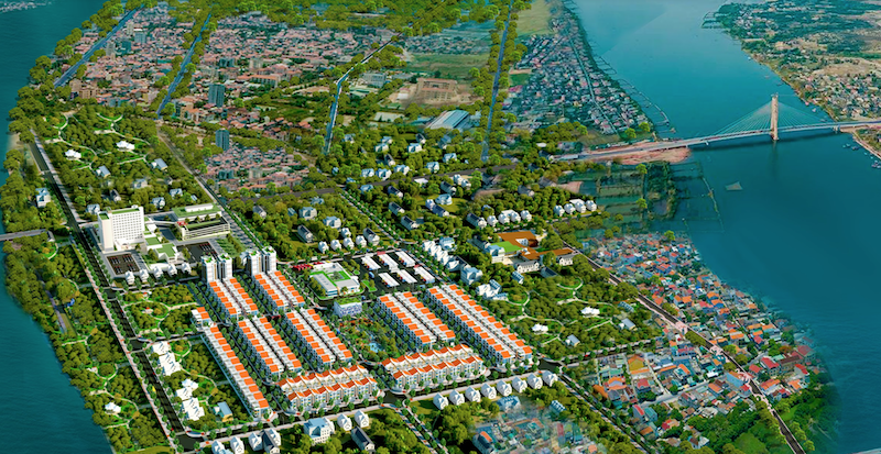 Phối cảnh tổng thể dự án Phú Hải New City
