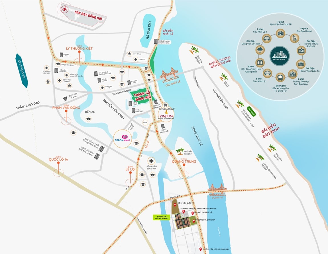 Vị trí dự án Phú Hải New City trên bản đồ