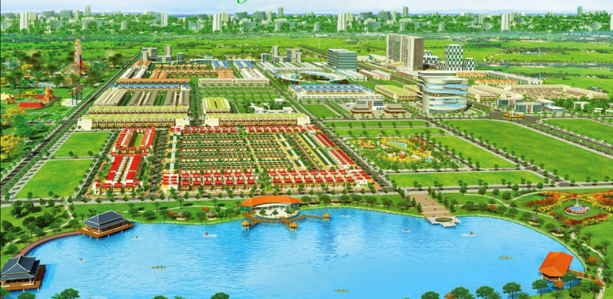 Phối cảnh tổng thể dự án Khu đô thị Hương Sen Garden